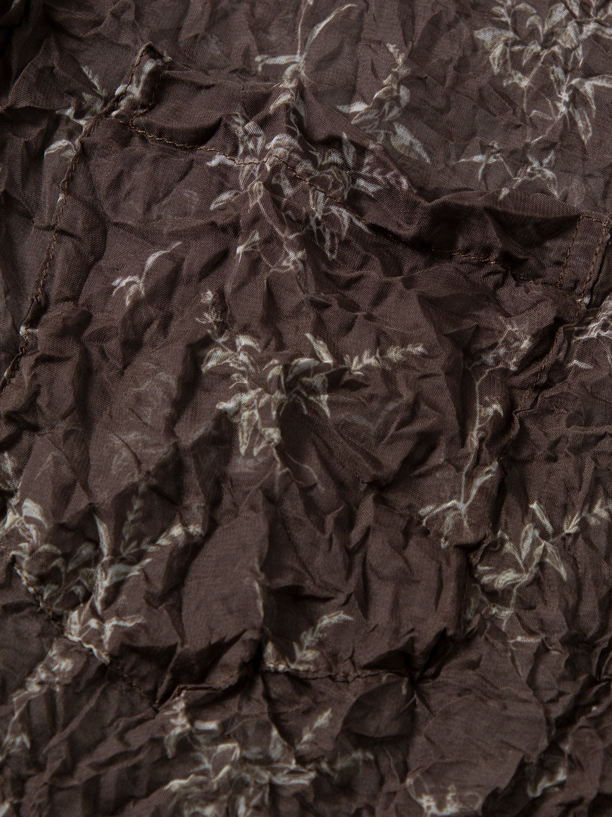 Plissé Print Micro-Pleat Blouse