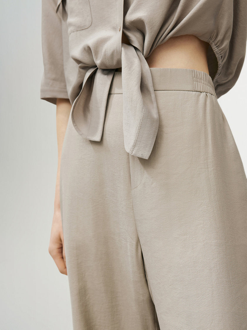 Straight Fit Trousers