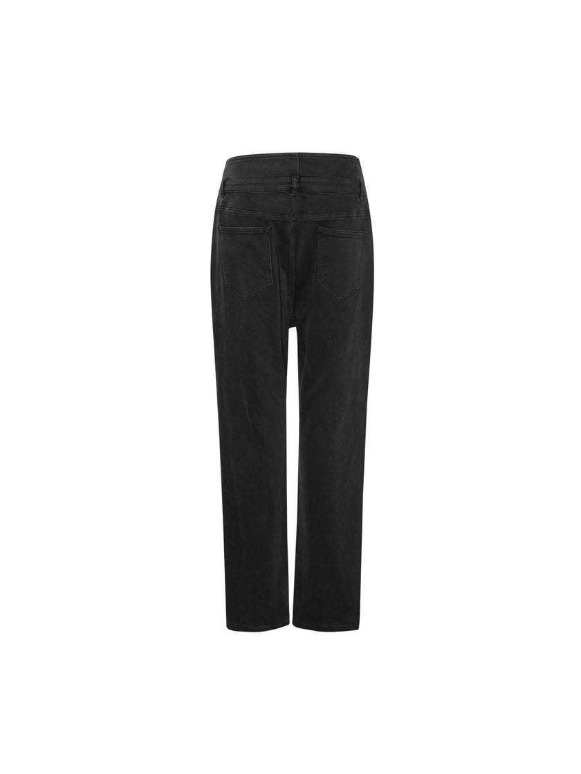 Cropped Cotton Trousers