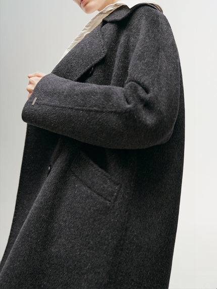 Double-Breasted Australian Wool Coat