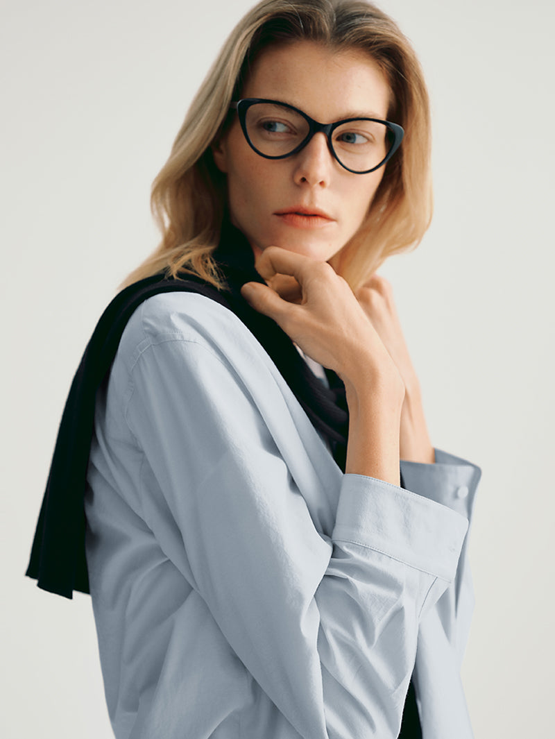 Pure Cotton Point Collar Shirt