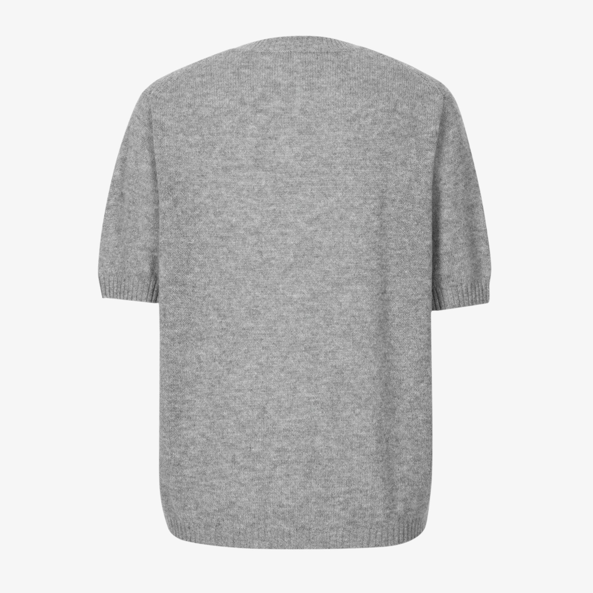Crew Neck Short Sleeve Knit Top