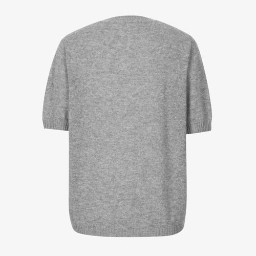 Load image 1 in gallery view. Crew Neck Short Sleeve Knit Top