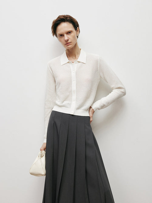 Load image 1 in gallery view. Pleated Skirt