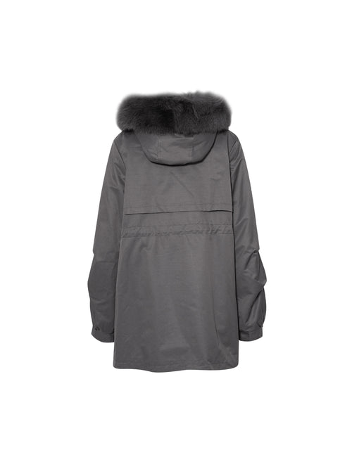 Load image 1 in gallery view. Fox Fur Parka