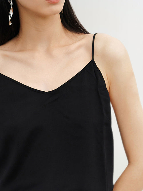 Load image 1 in gallery view. Silk Strappy Top