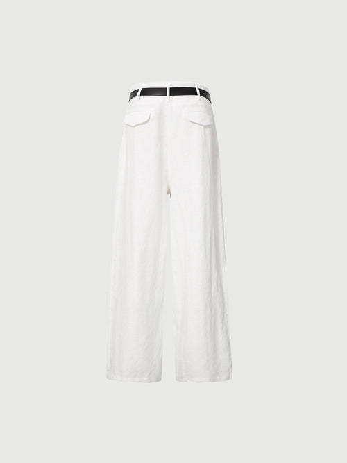 Load image 1 in gallery view. Pure Linen Trousers