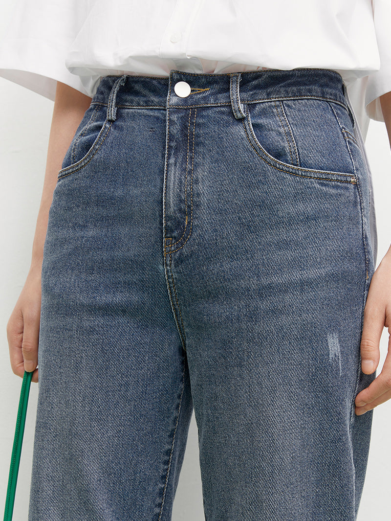 The Tapered Slim-Leg Denim Jeans
