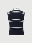 Polo Sleeveless Cotton Knit Top