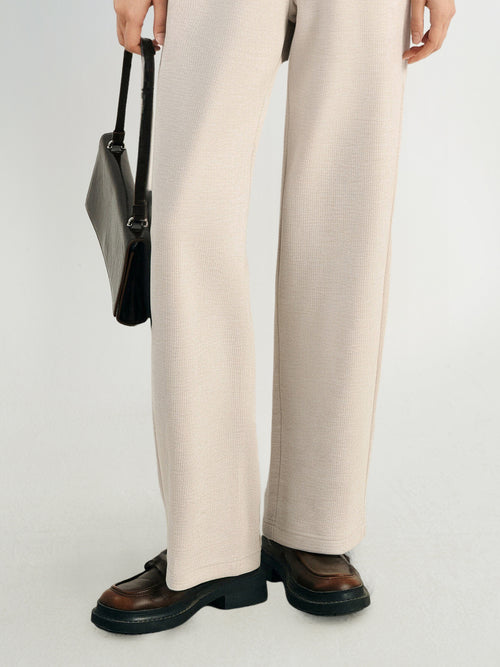 Load image 1 in gallery view. Oatmeal Elastic Waist
