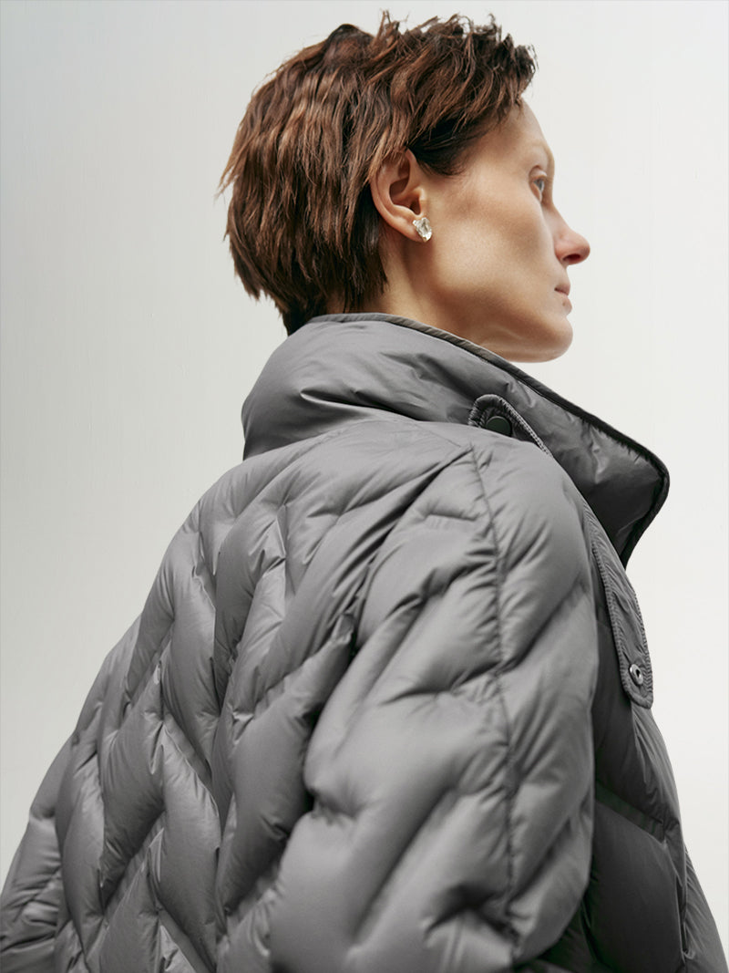 Midi Quilted Down Jacket - MEILLEUR MOMENT OFFICIAL STORE NEW YORK 