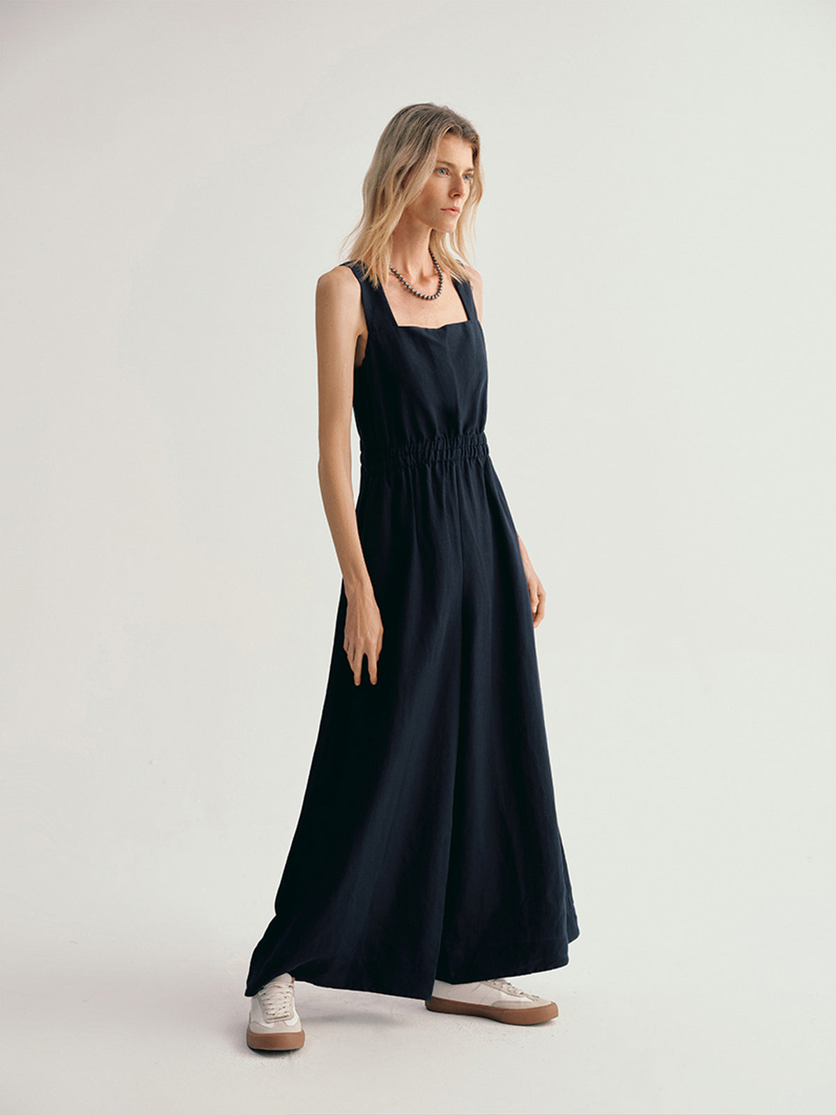Sleeveless Lyocell Jumpsuit