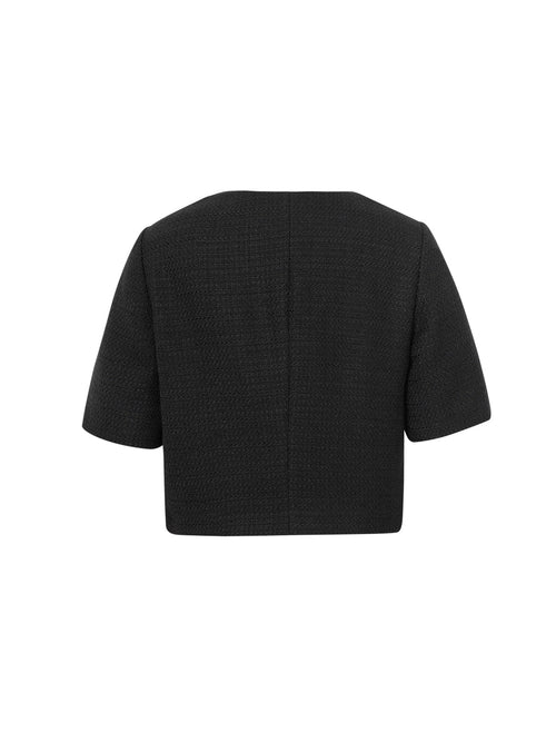 Load image 1 in gallery view. Short Tweed Jacket