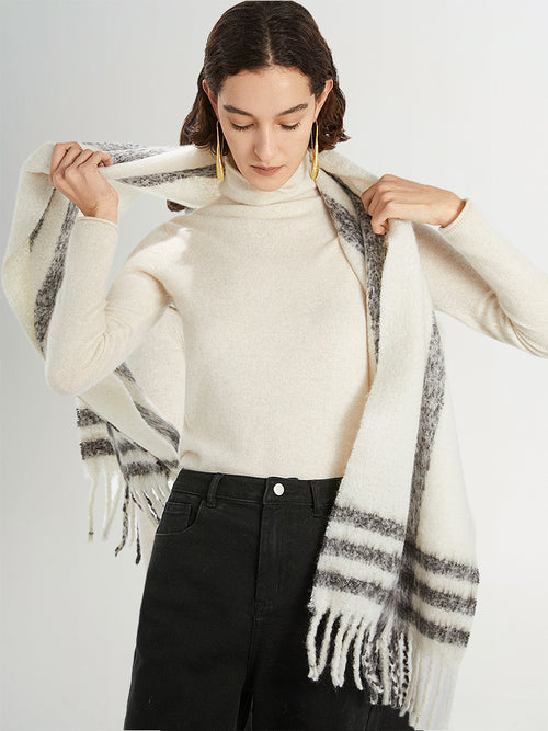 Load image 1 in gallery view. Beige Slim Fit Cashmere Sweater 599A133003Q