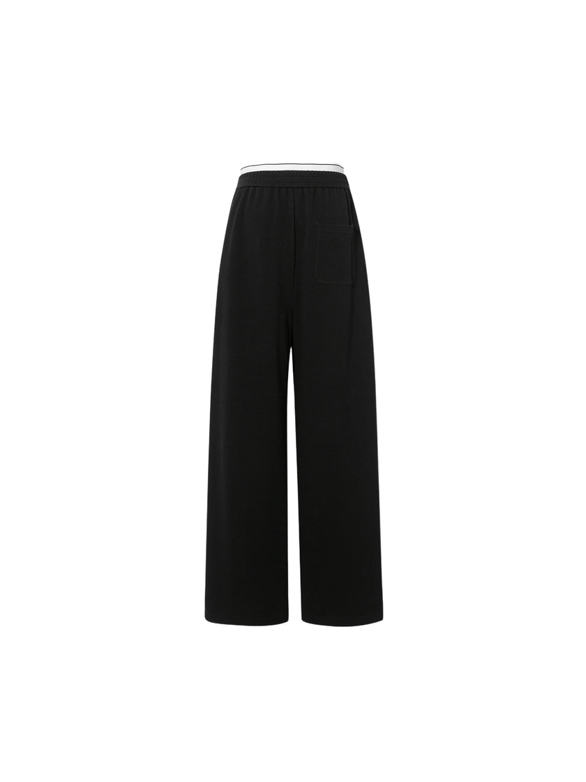 Straight Fit Cotton Pants