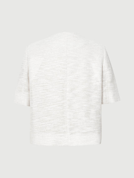 Short Sleeved Button Jacket