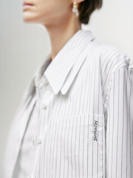 Stripe Classic Shirt - MEILLEUR MOMENT OFFICIAL STORE NEW YORK 