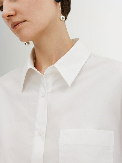 Load image 1 in gallery view. 100% Cotton Cropped Shirt