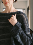 Striped Crewneck Relaxed Silk-Cashmere Sweater
