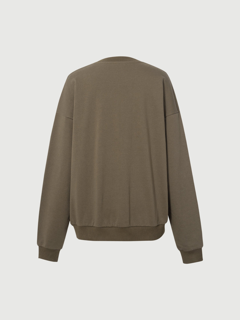 M Logo Cotton Sweatershirt