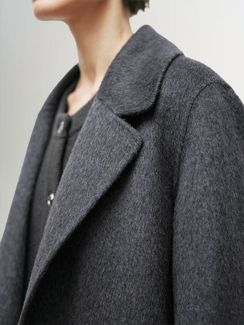 Load image 1 in gallery view. Straight Fit Warp Coat - MEILLEUR MOMENT OFFICIAL STORE NEW YORK 