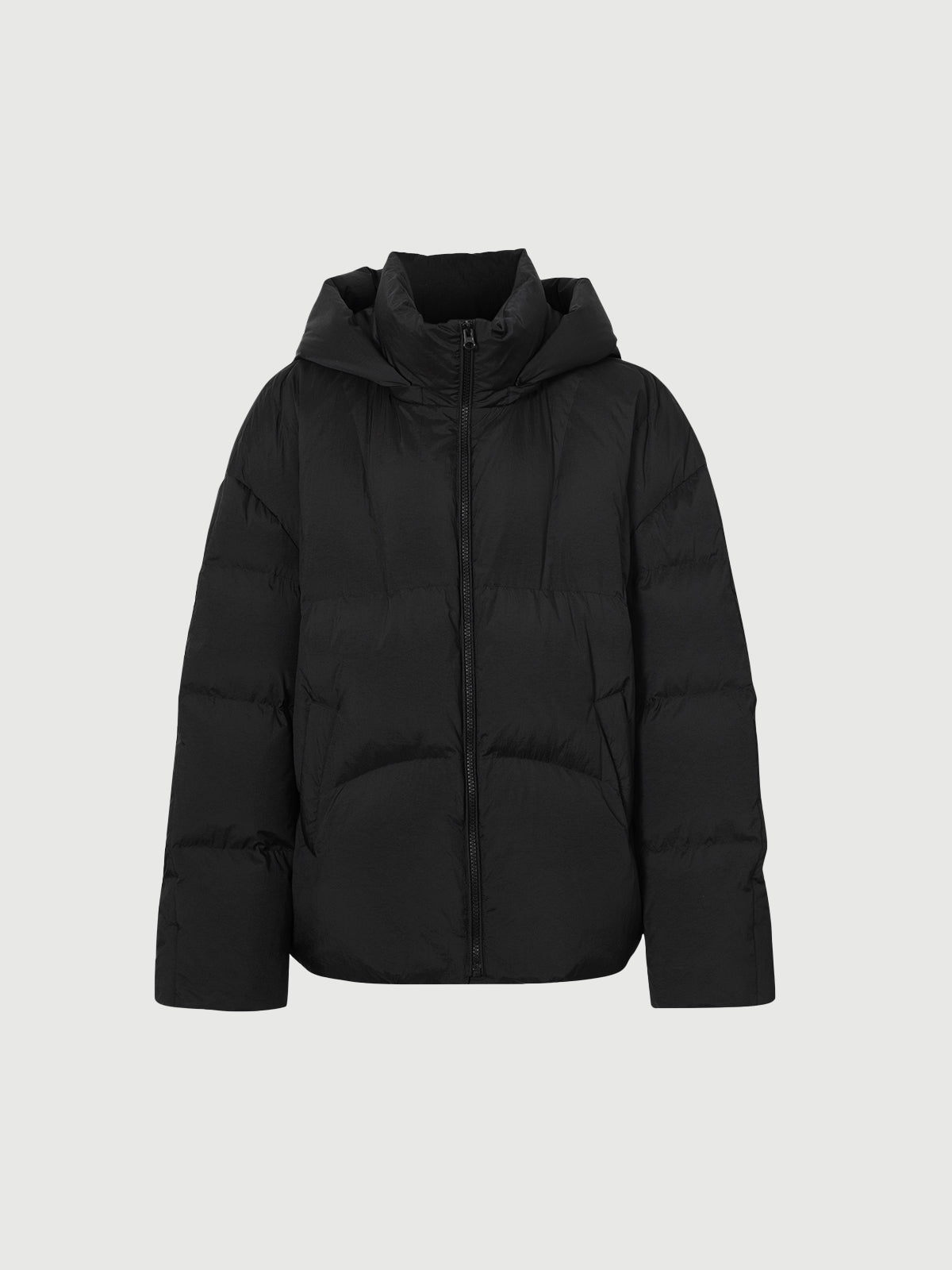 High-Neck Puffer Short Jacket