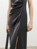 Draped Acetate Slip Dress