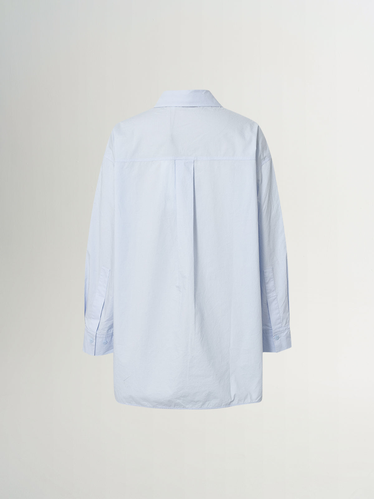 Cotton Point-Collar Necktie Shirt