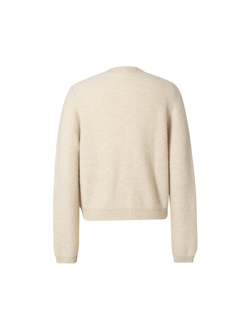 Load image 1 in gallery view. Cable Knit Cashmere Cardigan 5EA133522