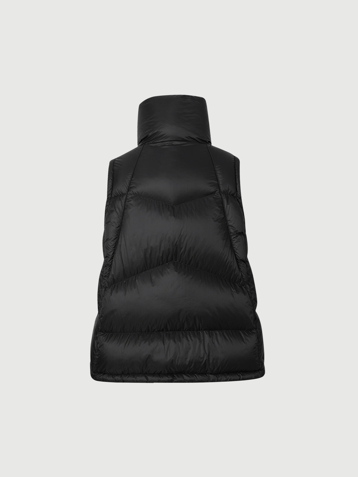 High Neck Goose Down Puffer Vest