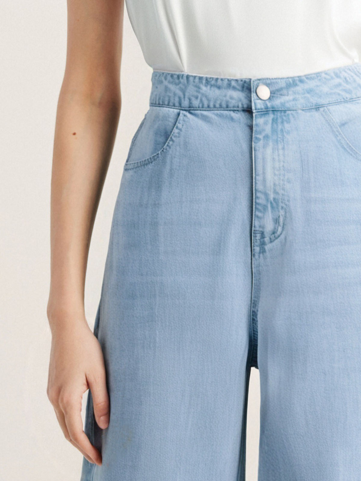 Wide Leg Lyocell Pants