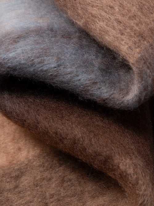 Load image 1 in gallery view. Brown Plaid Scarf