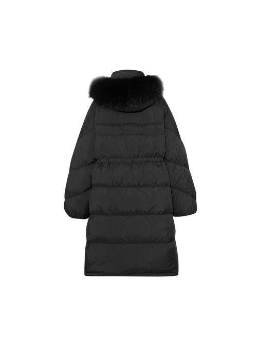 Load image 1 in gallery view. Fur Collar Long Down Jacket