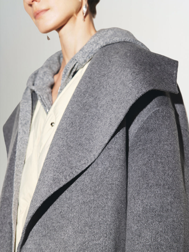 Large Lapel Pure Australian Wool - MEILLEUR MOMENT OFFICIAL STORE NEW YORK 