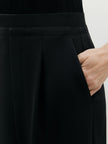 Wide-Leg Straight Trousers