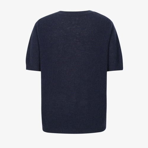 Load image 1 in gallery view. Crew Neck Short Sleeve Knit Top