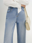 Blue Lyocell Trousers