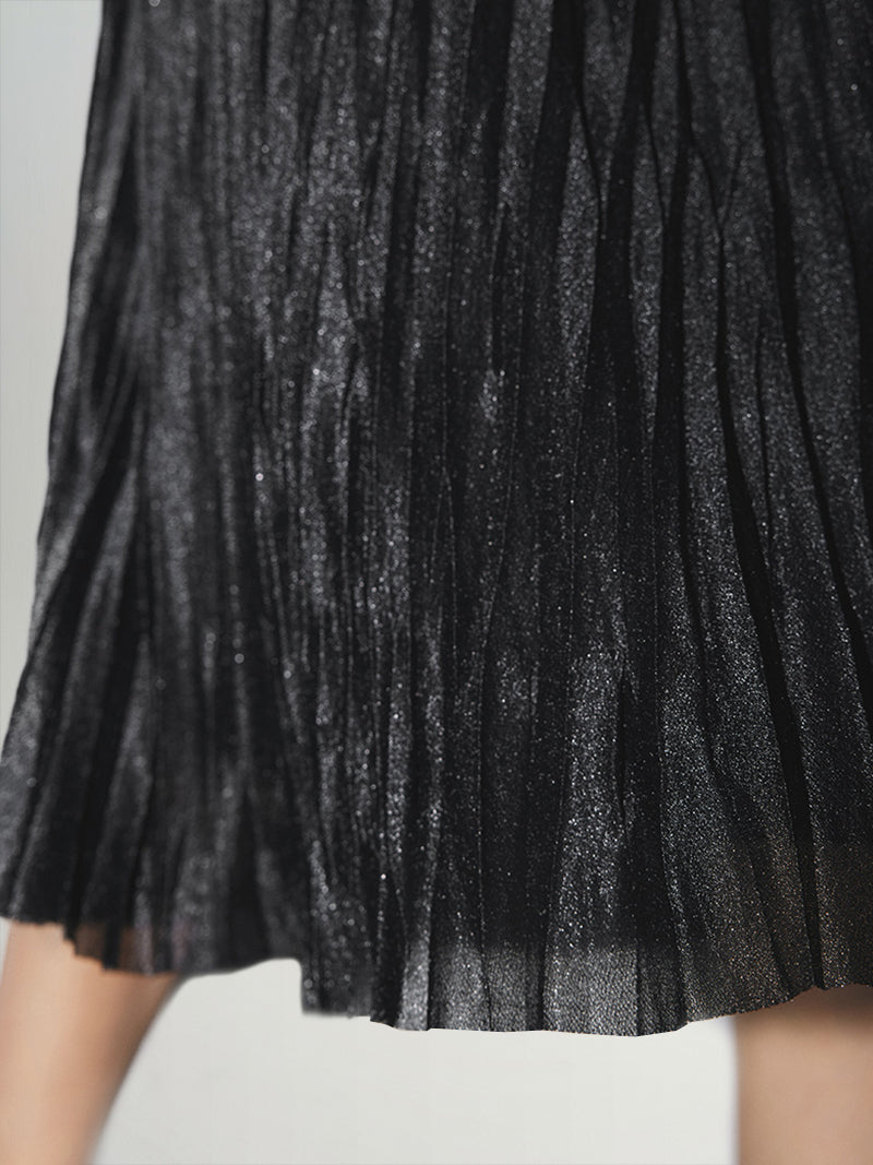 Pleated  MidI Skirt - MEILLEUR MOMENT OFFICIAL STORE NEW YORK 