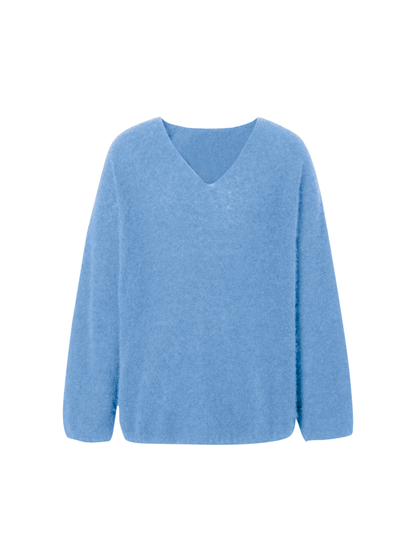 Relaxed V-Neck Raglan Sweater