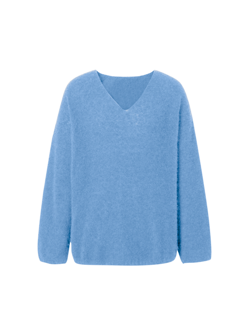 Load image 1 in gallery view. Relaxed V-Neck Raglan Sweater