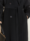 Pure Wool Midi Coat