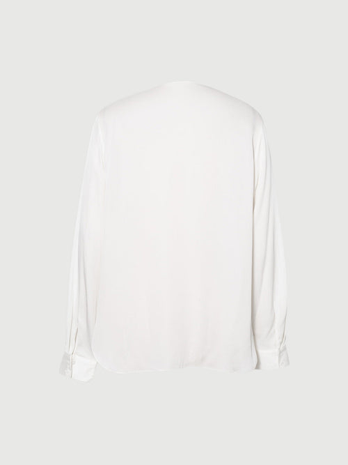 Load image 1 in gallery view. Silk V-neck Shirt