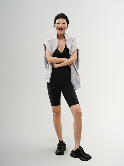 Load image 1 in gallery view. Yoga High Rise Shorts