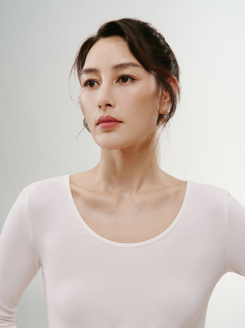Load image 1 in gallery view. Slim Fit Yoga Knitwear Top