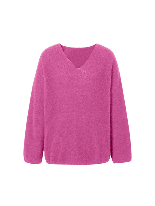 Load image 1 in gallery view. Relaxed V-Neck Raglan Sweater