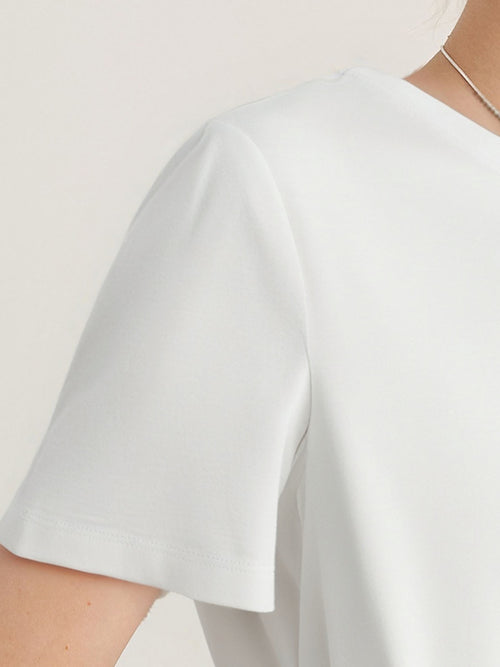 Load image 1 in gallery view. Pure Cotton T-shirt