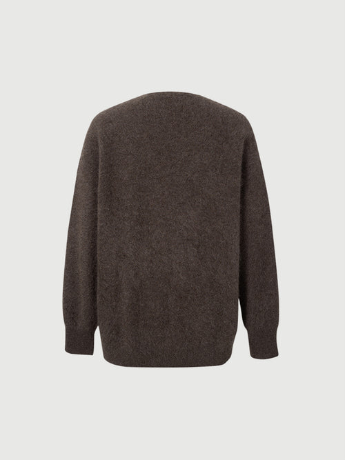 Load image 1 in gallery view. Lofty V Neck Cashmere Sweater