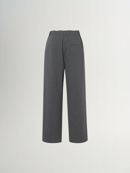 Cropped Architectural Wide-Leg Pants