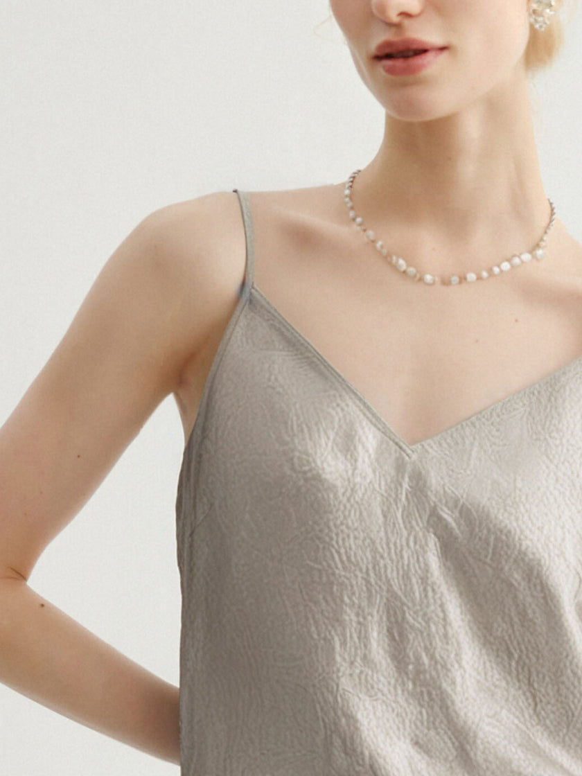 Pure Acetate Slip Dress