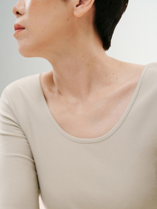 Load image 1 in gallery view. Slim Fit Yoga Knitwear Top